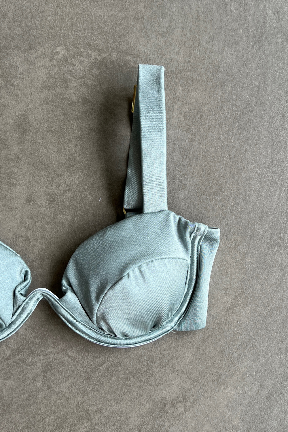 Silver Blue Maya Bikini Top