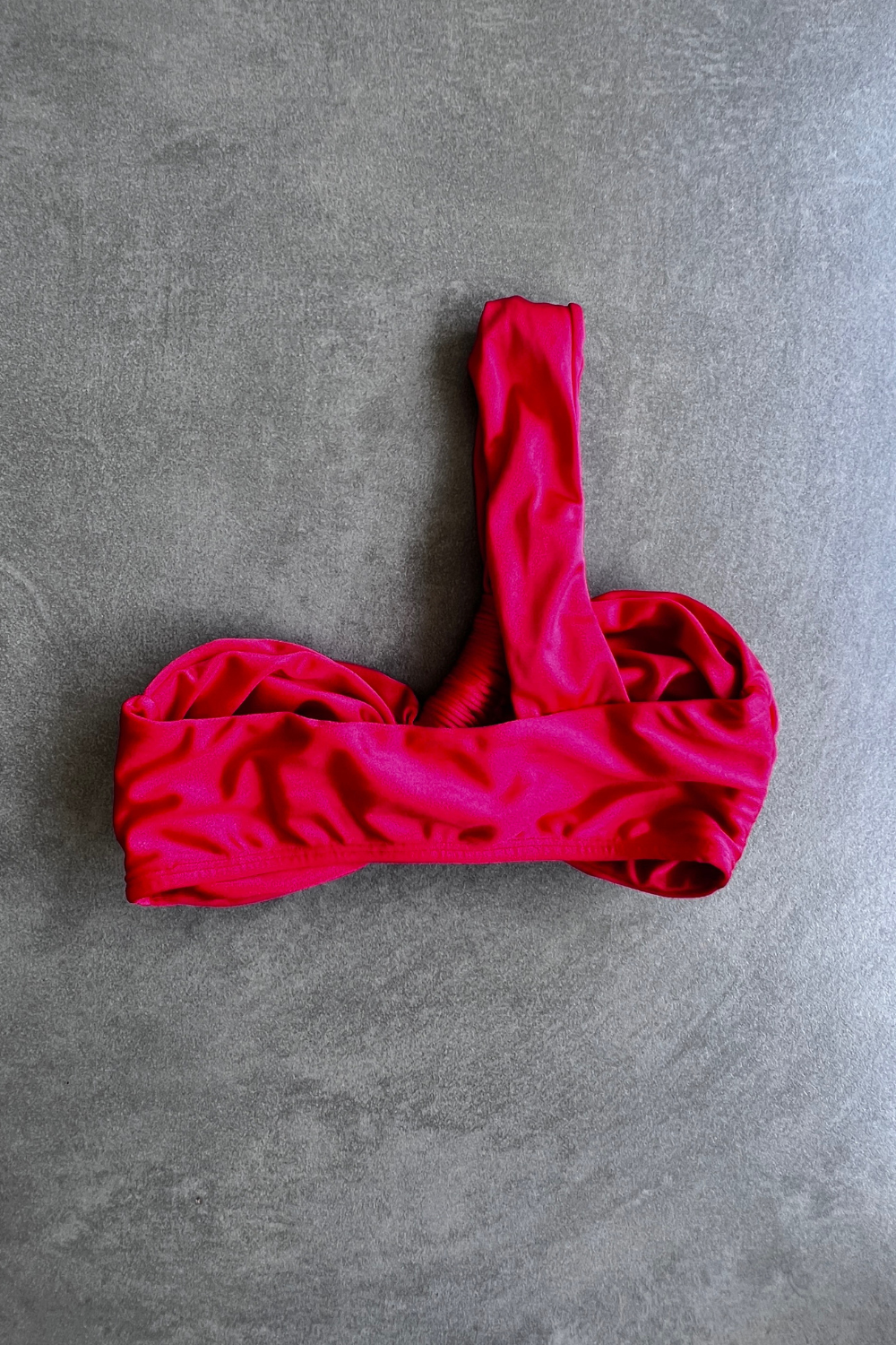 Scarlet Red Greek Bikini Top