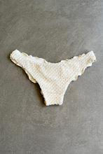 Load image into Gallery viewer, Sparkling Snow Mermaid Weave Textured Lili Ripple Bikini Bottom
