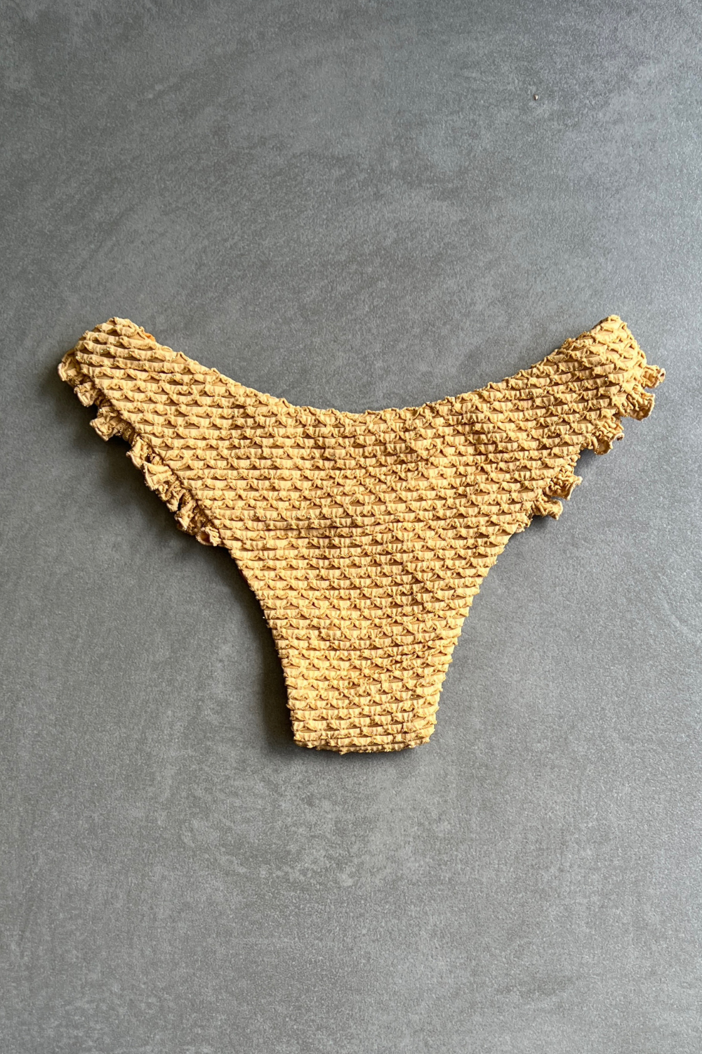 Golden Siren Mermaid Weave Textured Yasmin Bikini Bottom