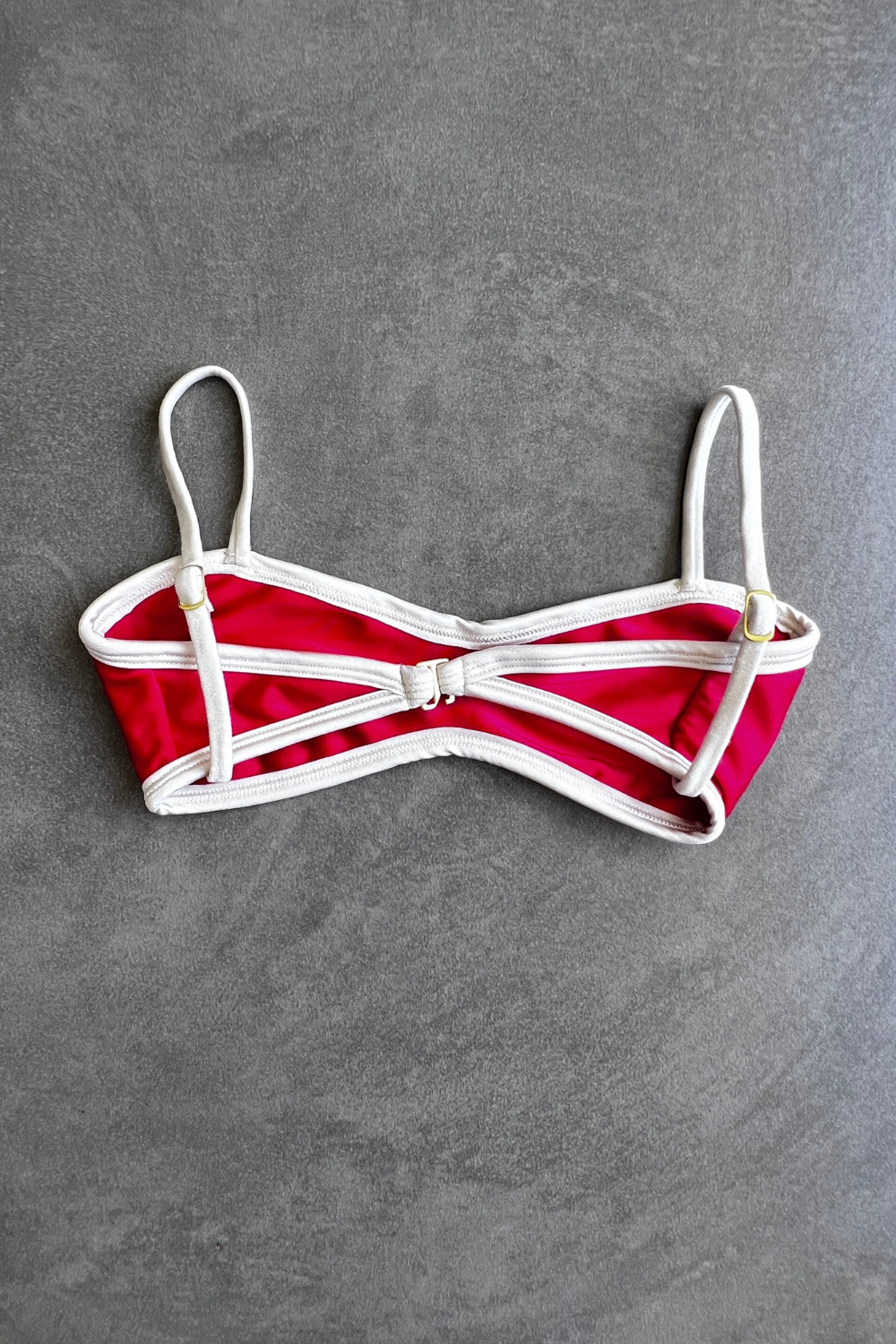 Scarlet Red Tati Bikini Top