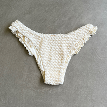 Load image into Gallery viewer, Sparkling Snow Mermaid Weave Textured Yasmin Bikini Bottom
