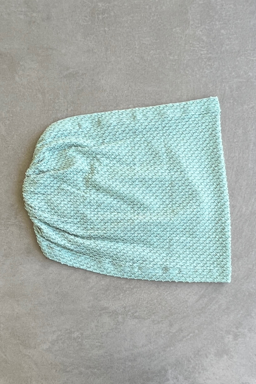 Seafoam Green Sparkling Mermaid Weave Mini Ring Skirt