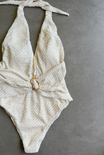 Load image into Gallery viewer, Sparkling Snow Mermaid Weave Textured Samira One Piece Swimwear
