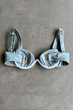 Load image into Gallery viewer, Ice Blue Maya Bikini Top
