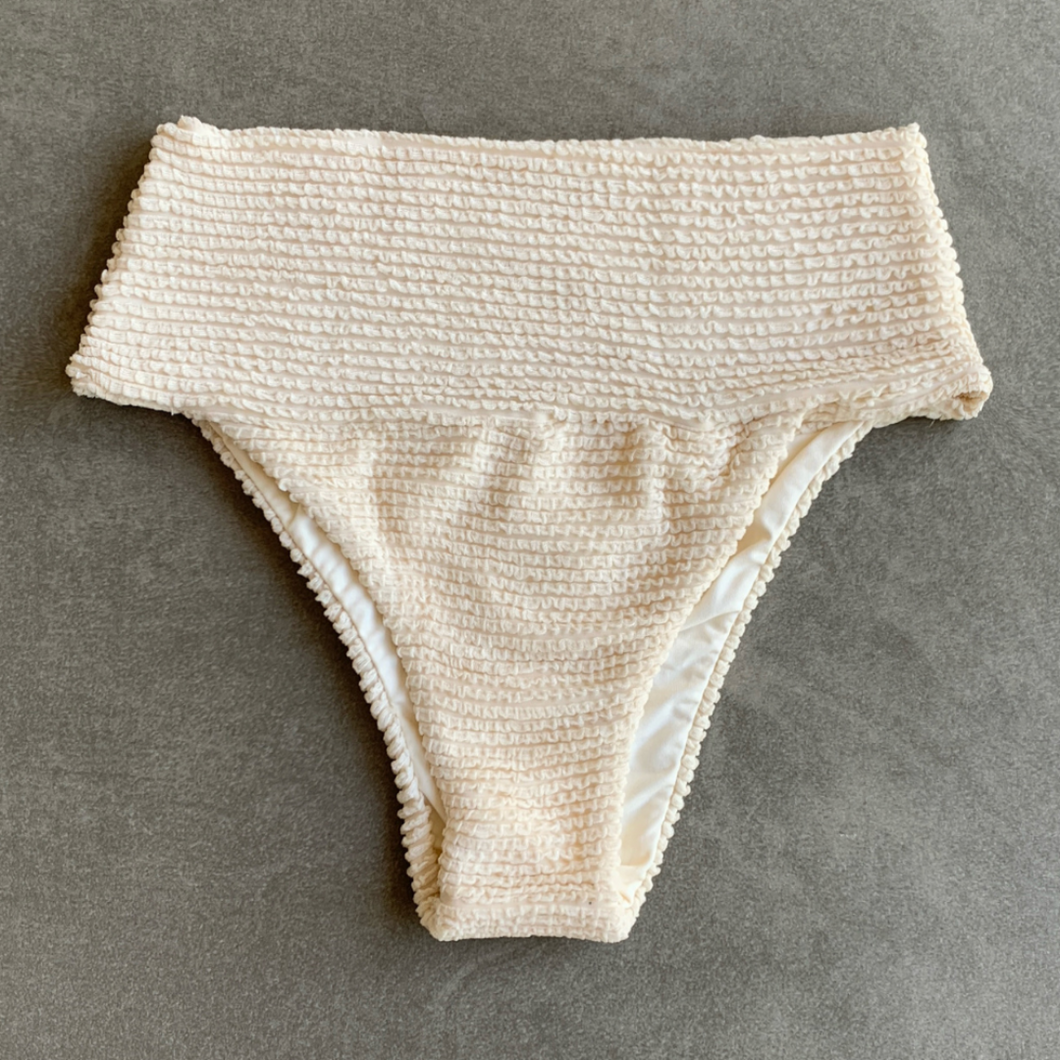 Pearl Textured Olga Bikini Bottom