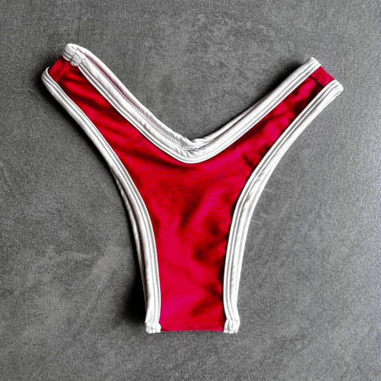 Scarlet Red Tati Bikini Bottom