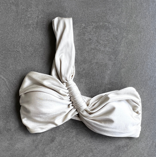 Ivory Greek Bikini Top