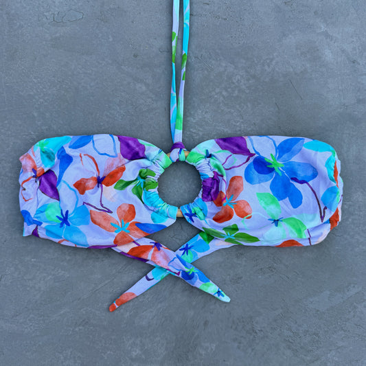 Spring Garden Strapless Bikini Top