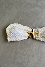 Load image into Gallery viewer, Sparkling Snow Mermaid Weave Textured Strapless Star Bikini Top
