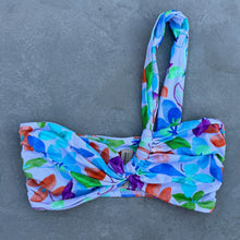 Seashore Textured Pink Riot Triangle Frill Bikini Top
