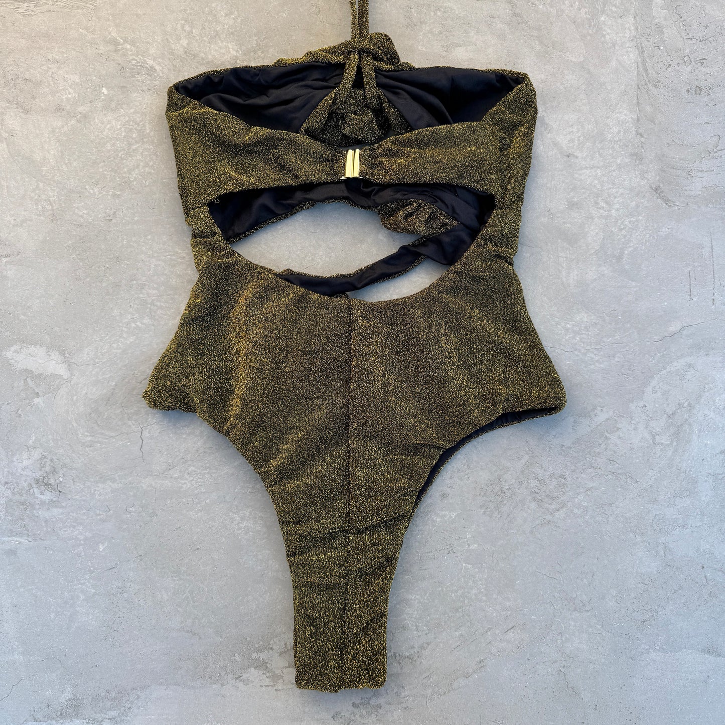 Laurice Gold Sparkle One Piece Swimsuit