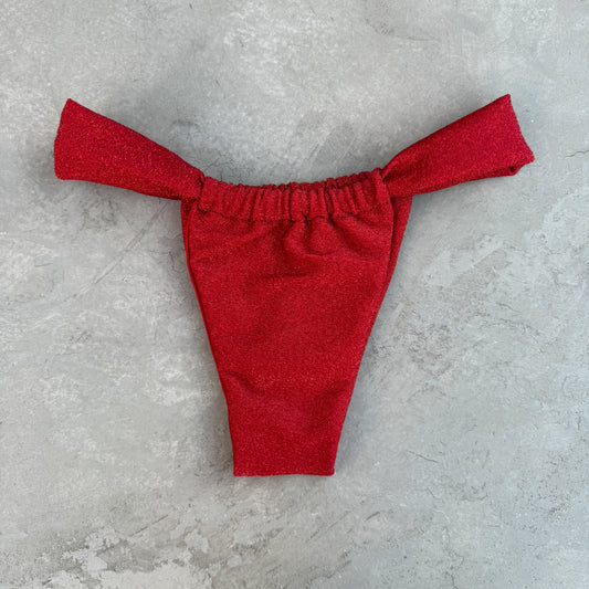 Red Sparkle Curtain Bottom