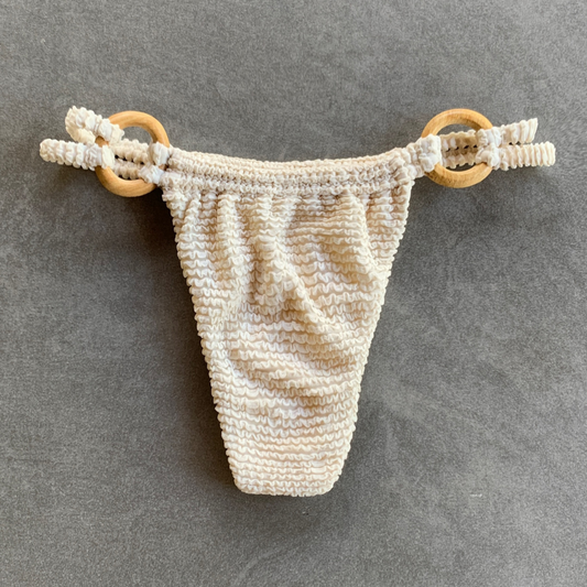 Pearl Textured Kayla Bikini Bottom