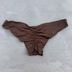 Cocoa Brown Lili Ripple Bikini Bottom