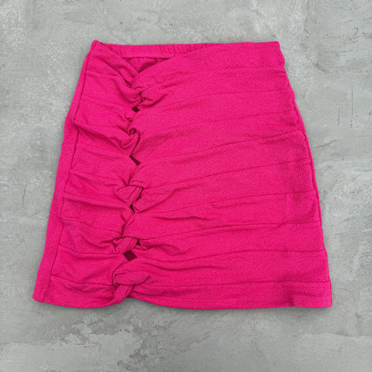 Seashore Textured Pink Riot Hooked On You Skirt