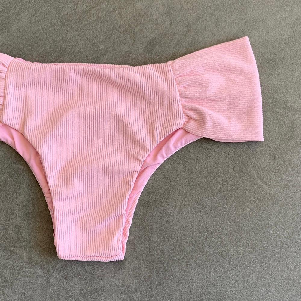 Himalayan Reef Ribbed Classy Cheeky Bikini Bottom