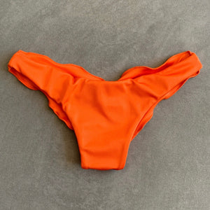 Carrot Orange Lili Ripple Bikini Bottom