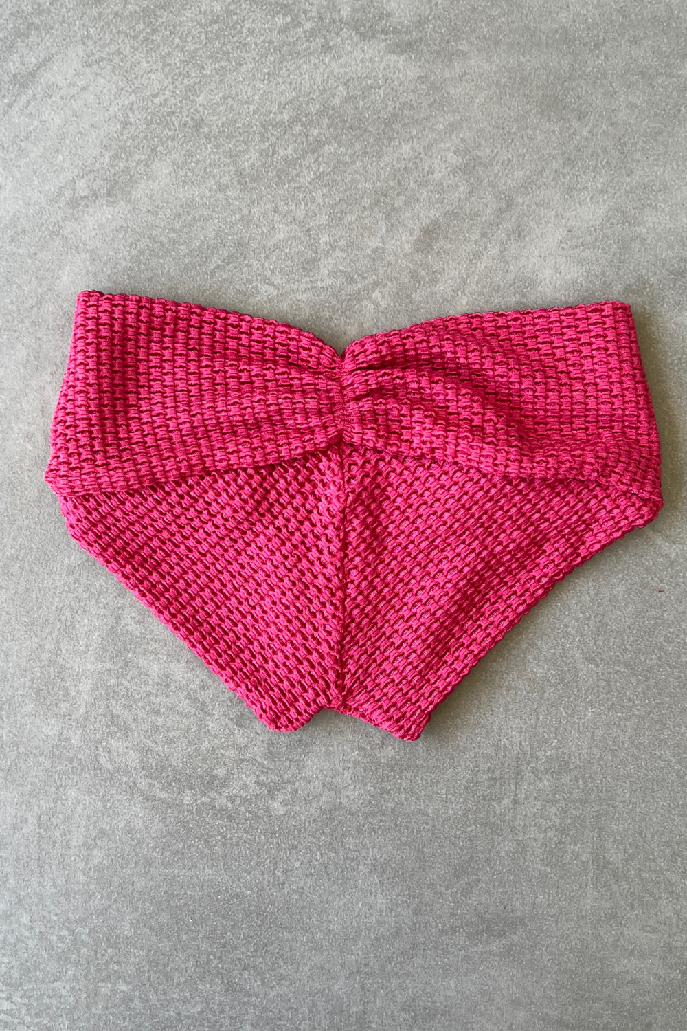 Berry Tan Lines Honeycomb Textured Melissa Bikini Bottom