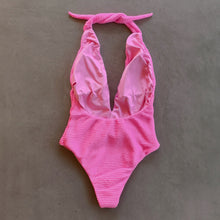 Load image into Gallery viewer, Pink Bliss Textured Samira One Piece Swimwear
