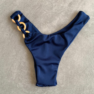 Nocturnal Blue Bia Rings Bikini Bottom