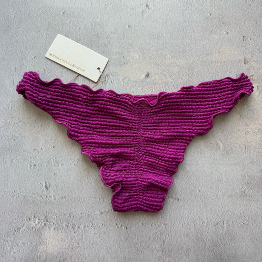 Purple Gaya Lili Ripple Bikini Bottom
