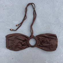 Load image into Gallery viewer, Cocoa Brown Strapless Bikini Top
