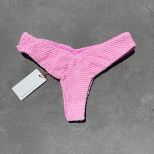 Pink Milk Shake Textured Capri Bikini Bottom