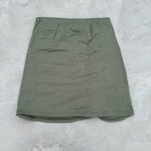 Load image into Gallery viewer, Seashore Textured Fern Green Hooked On You Skirt
