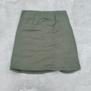 Seashore Textured Fern Green Hooked On You Skirt