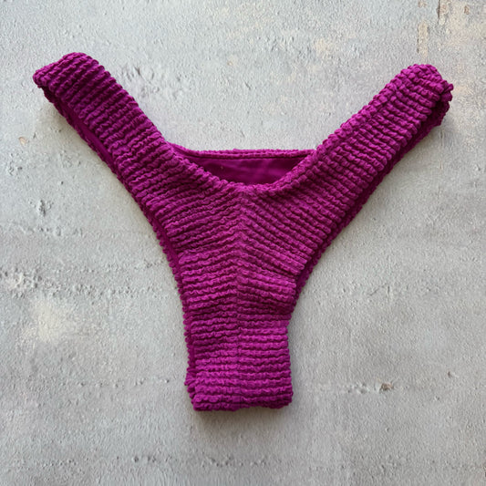 Purple Gaya Textured Bia Bikini Bottom
