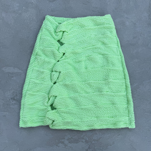 Minty Haze Textured Hooked On You Skirt