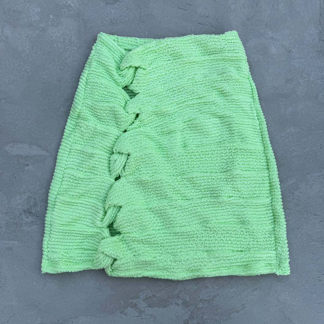 Hooked On You Minty Haze Textured Skirt