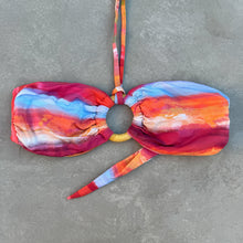Aperol Sunsets Strapless Bikini Top