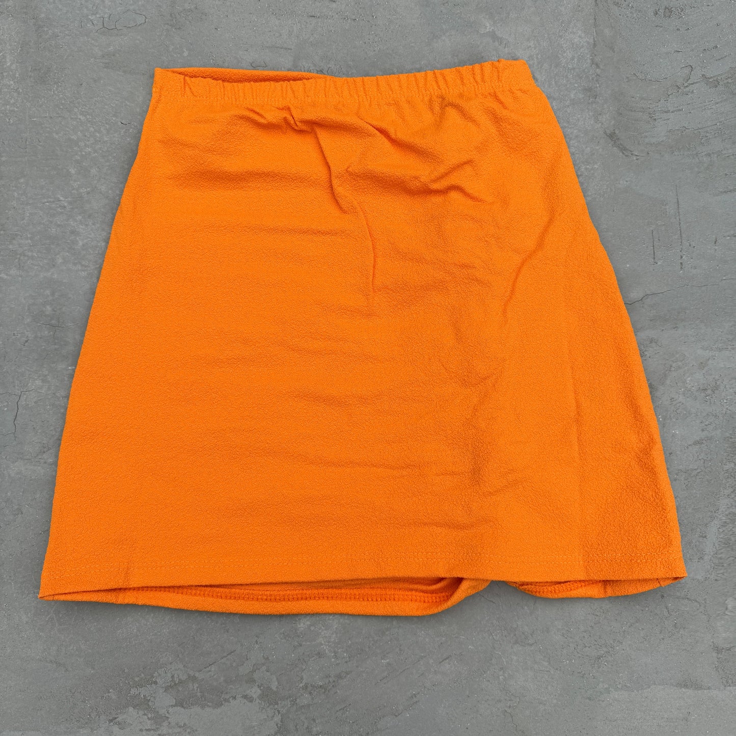 Seashore Textured Orange Zest Hooked On You Skirt