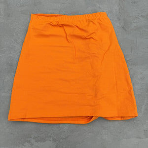 Seashore Textured Orange Zest Hooked On You Skirt