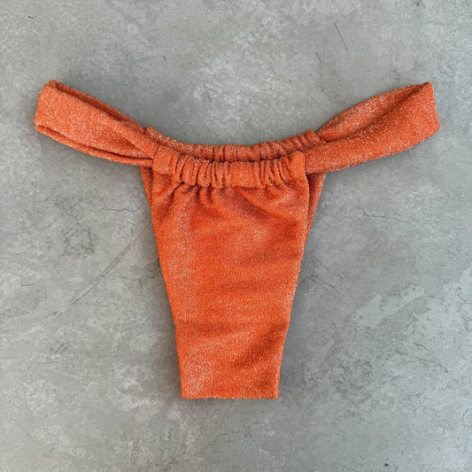 Orange Sparkle Curtain Bottom