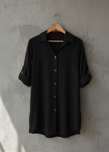 Load image into Gallery viewer, Black Beach Shirt
