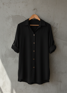 Black Beach Shirt