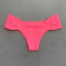 Load image into Gallery viewer, Neon Pink Flamingo Textured Classy Cheeky Bikini Bottom
