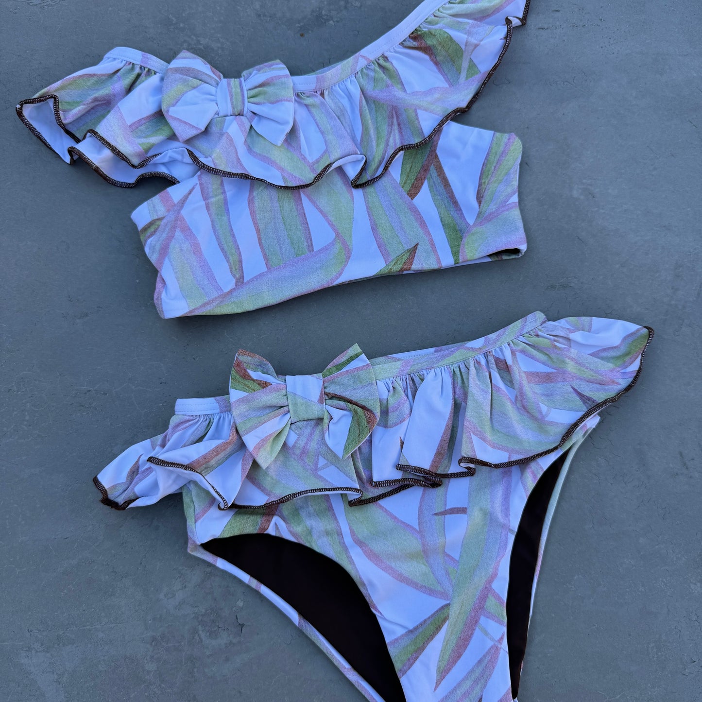 Canggu Dreams Little Girls Crop Bikini Set