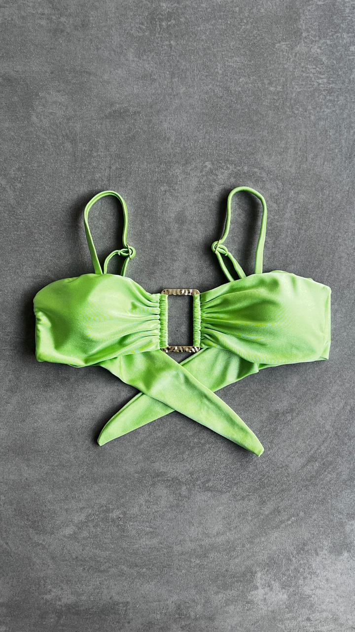 Lime Green Heloisa Bikini Top