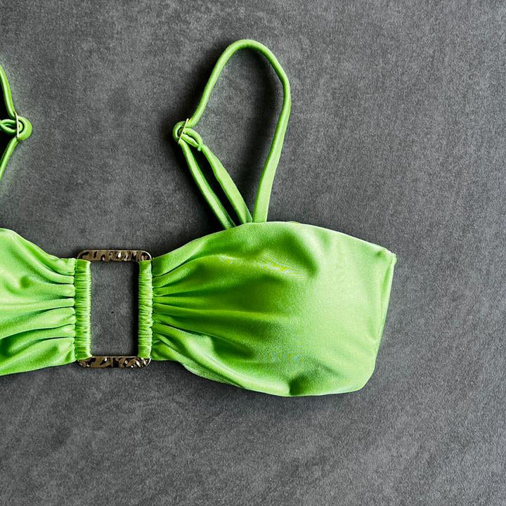 Lime Green Heloisa Bikini Top
