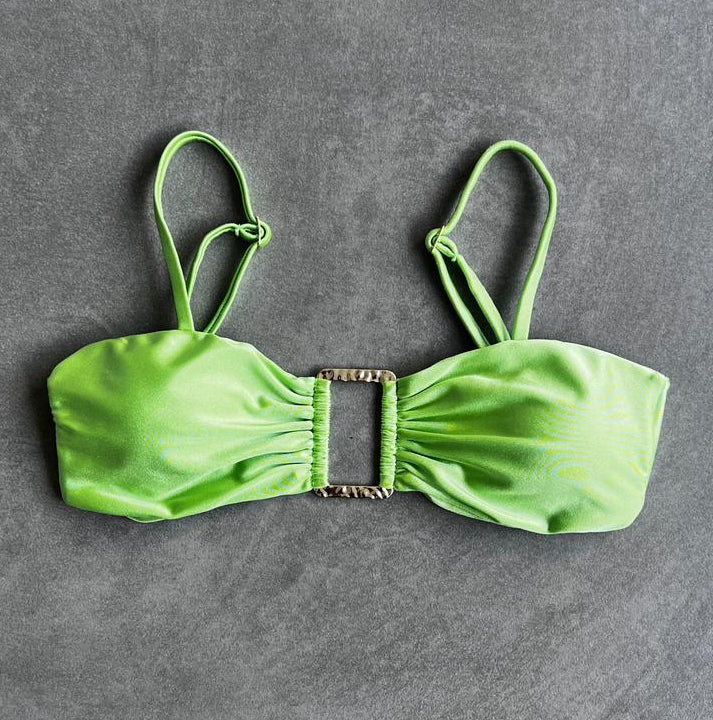 Lime Green Heloisa Bikini Top