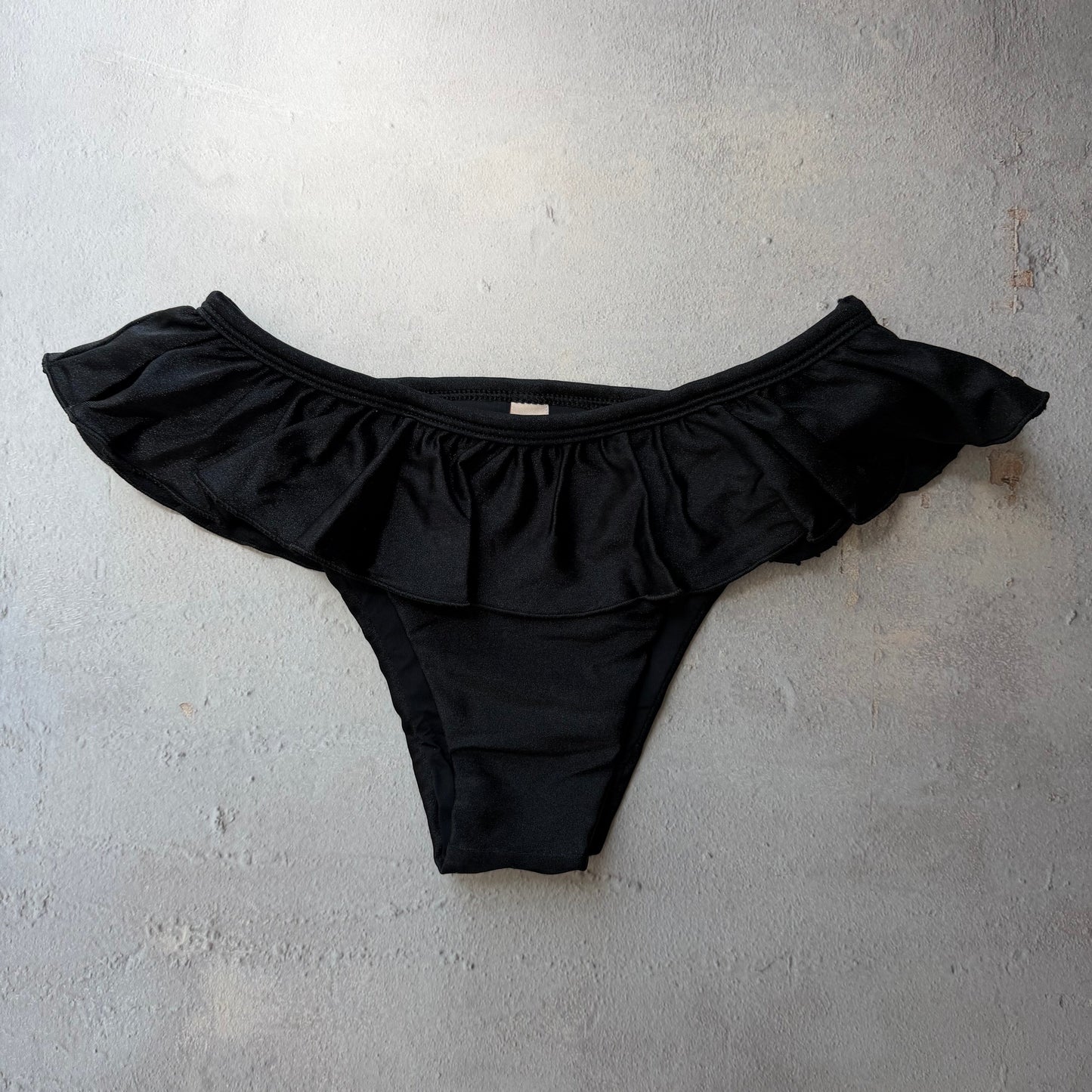 Glossy Black Brenda Bikini Bottom