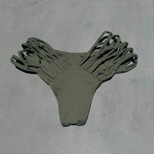 Caper Green Macrame Bottom