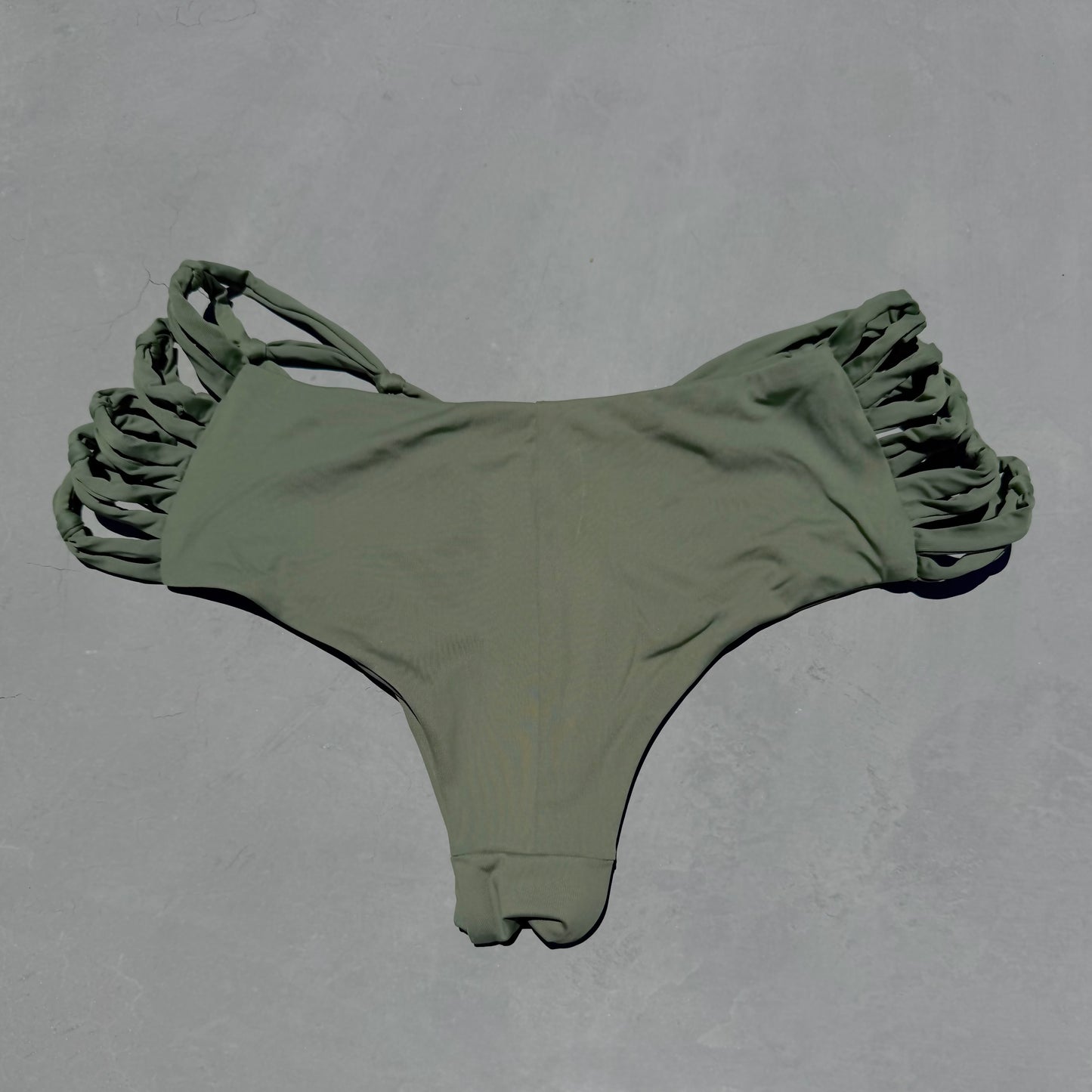 Caper Green Macrame Bottom