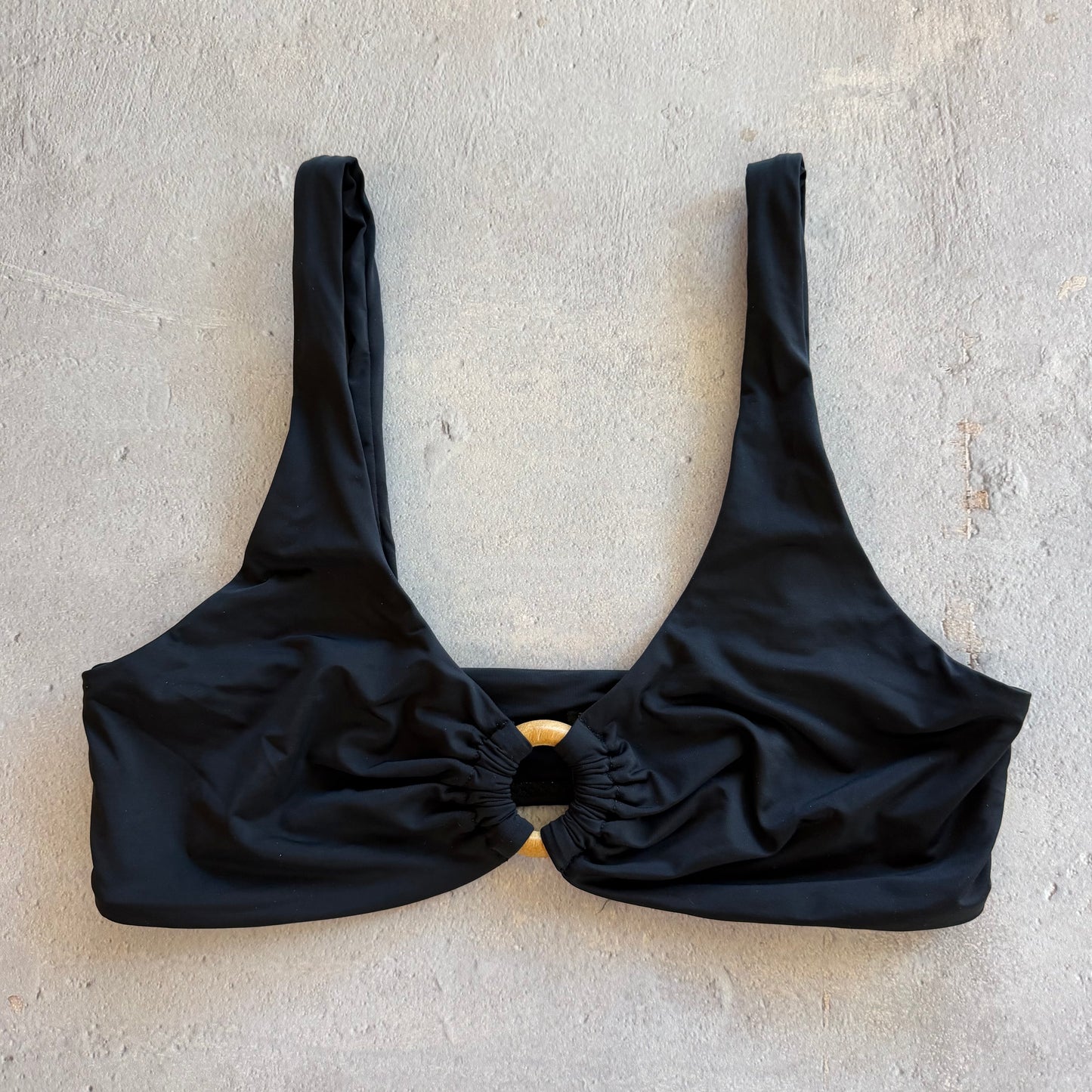 Light Black Cassia Bikini Top