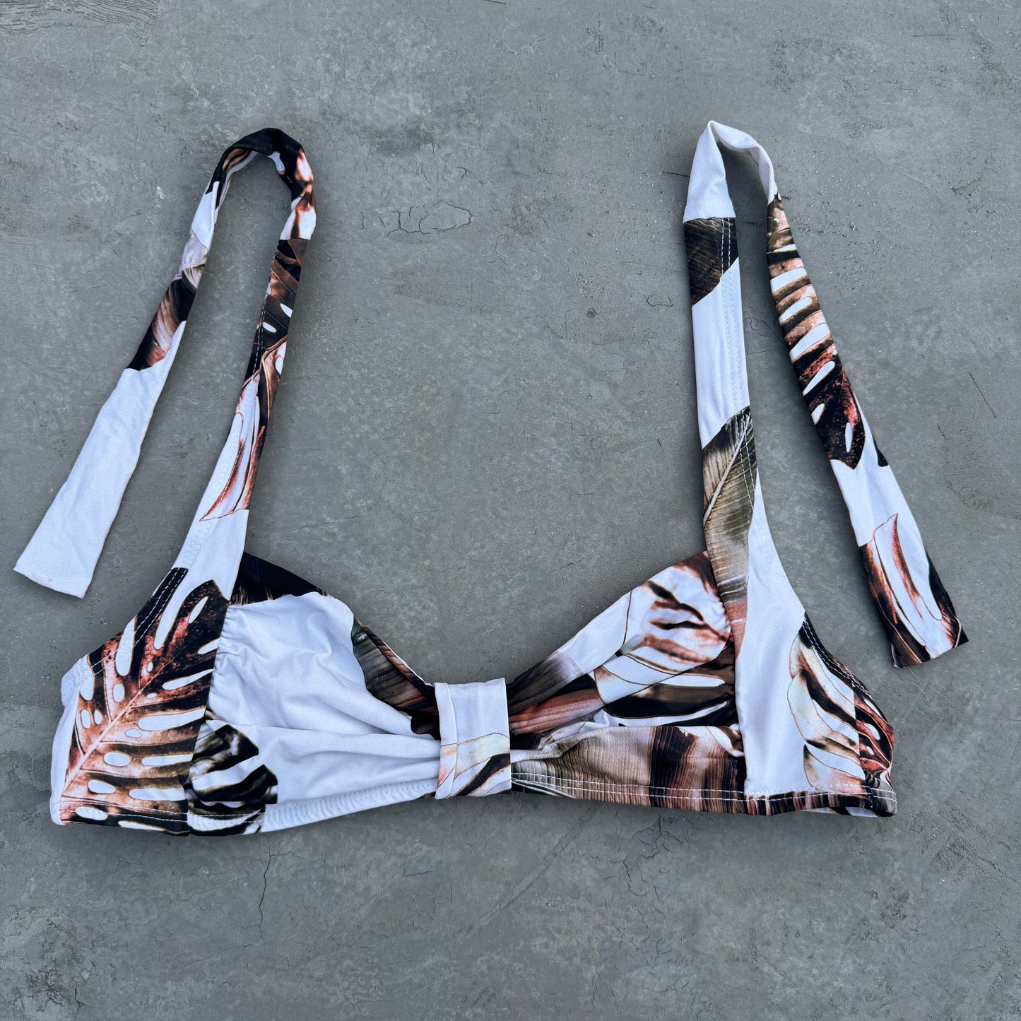 Caramel Blossom Leda Bikini Top
