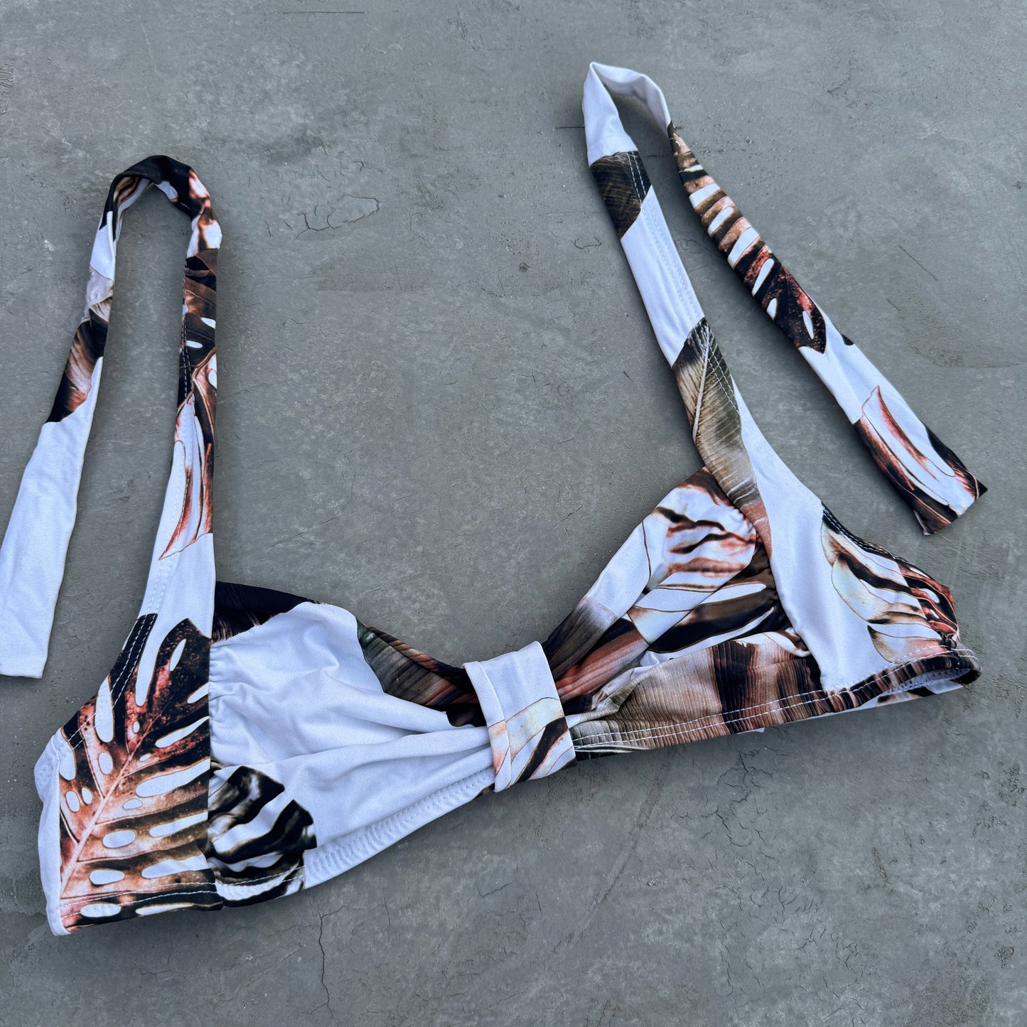 Caramel Blossom Leda Bikini Top